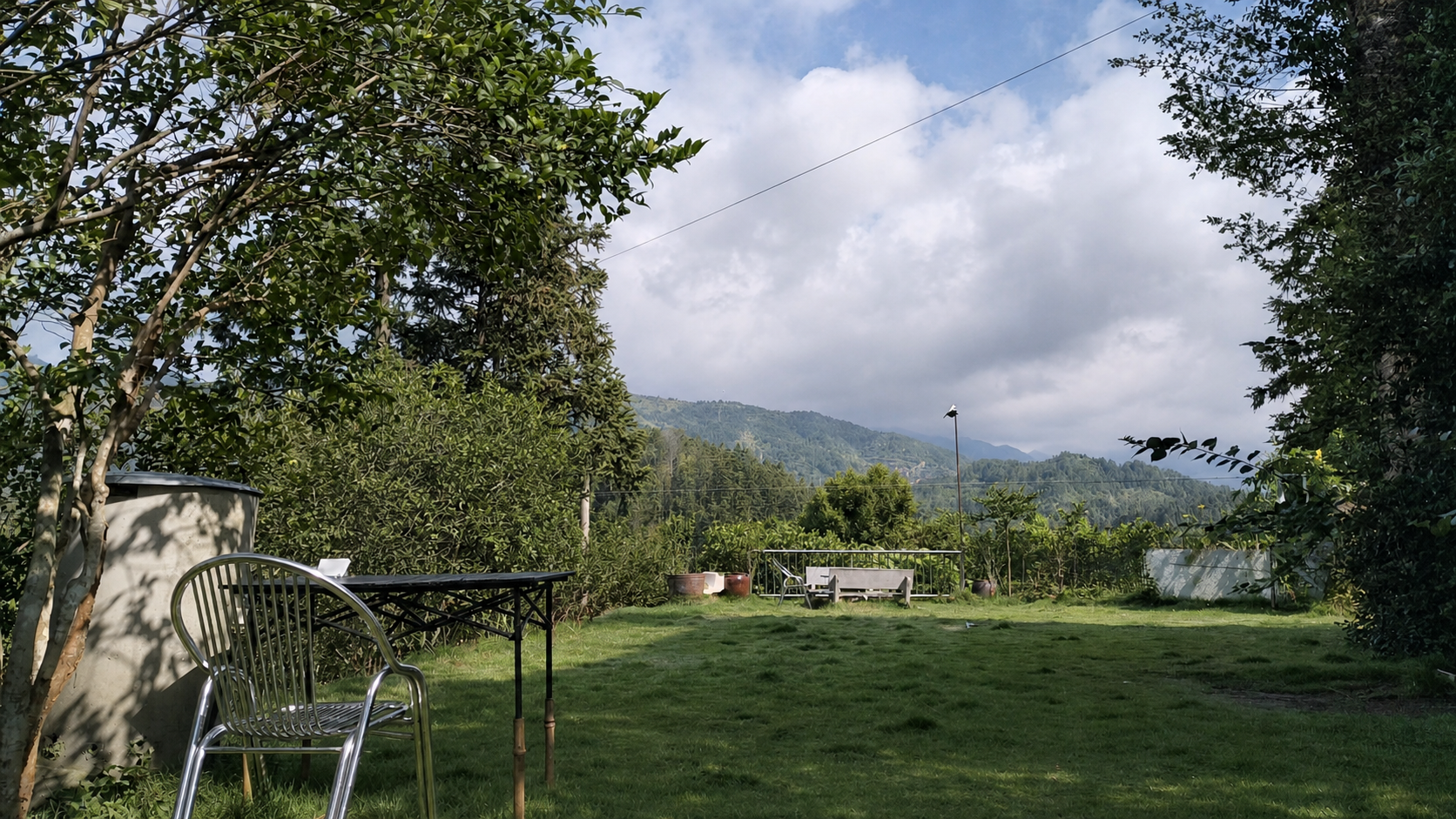 BHIAR research environment surrounded by natural landscape